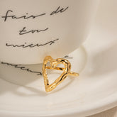 Gold Heart Ring